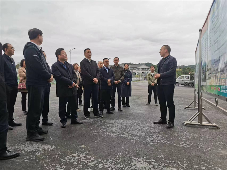 自貢市人大常委會(huì)副主任、民建自貢市委主委王孝謙一行考察四川供銷西南冷鏈物流基地